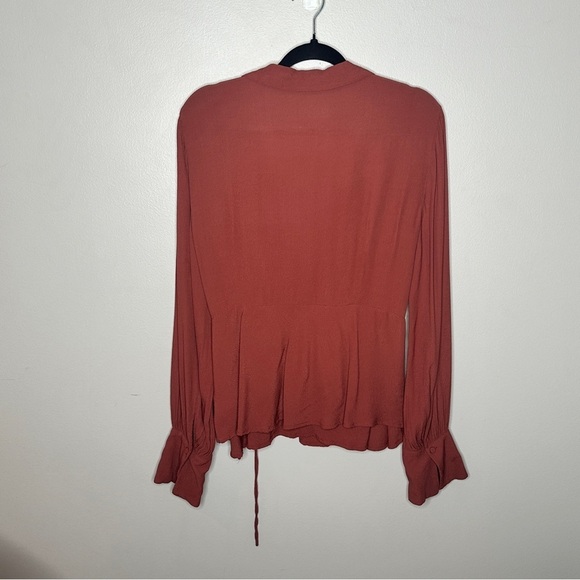 J.Crew Drapey Crepe Wrap Top - Picture 6 of 6